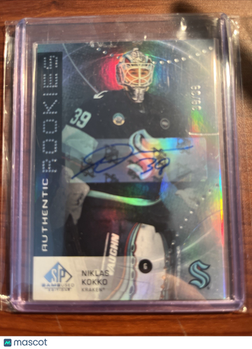 2025-26 SP Game Used Niklas Kokko #AR-NK Rainbow Rookie Upper Deck