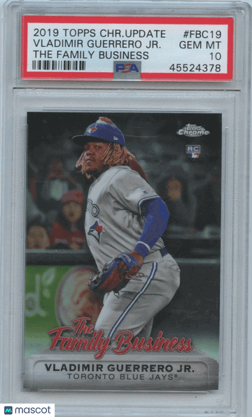 2019 Topps Chrome Update Series Vladimir Guerrero Jr. #FBC-19 [Base] Rookie Insert PSA 10