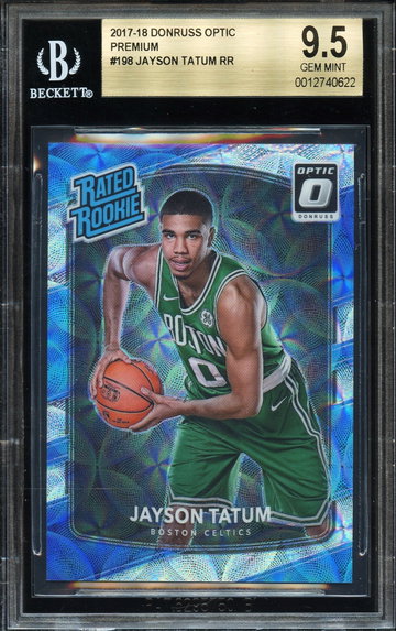 2017 Optic Premium Jayson Tatum /249 BGS 9.5