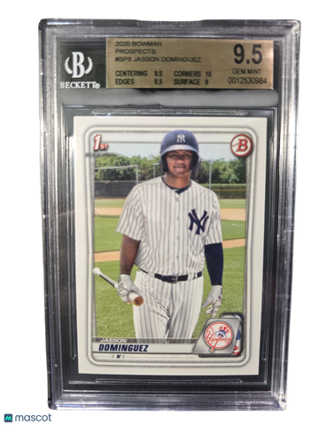 2020 Bowman Prospects Jasson Dominguez #BP8 BGS 9.5