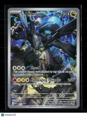 Pokemon 2026 Mega Evolution – Perfect Order N'S Zekrom #031