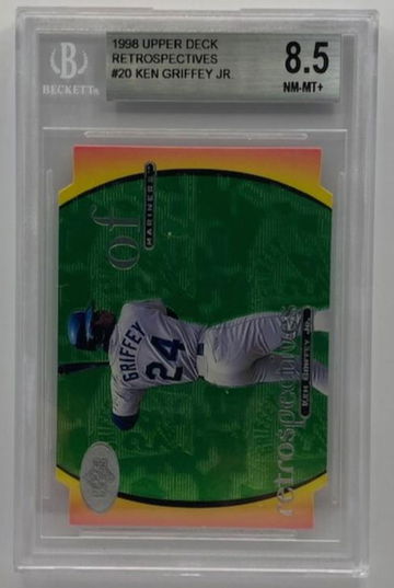 1998 UPPER DECK RETROSPECTIVES #20 KEN GRIFFEY JR. BGS 8.5