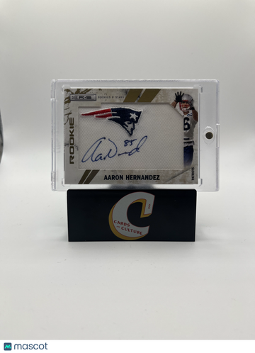 2010 Panini Rookies & Stars Aaron Hernandez #251 Patch Memorabilia