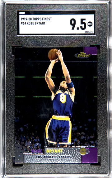 1999-00 Topps Finest Kobe Bryant #64 W/O Coating 