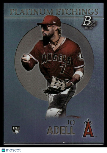 2021 Bowman Platinum Jo Adell #PET-9 Platinum Etchings