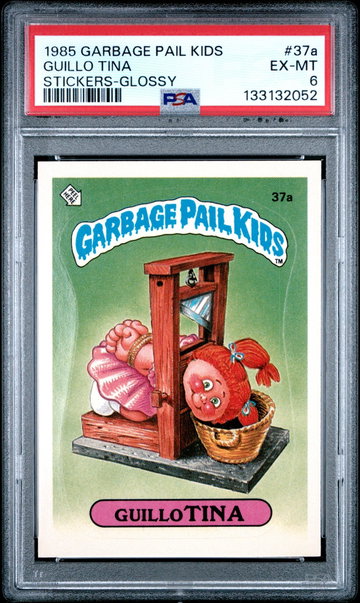 1985 Topps Garbage Pail Kids (Series 1) Glossy Guillo Tina #37A PSA 6