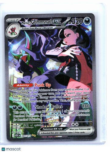 Ascended Heroes Marnie's Grimmsnarl ex Holo Special Illustration Rare #287/217