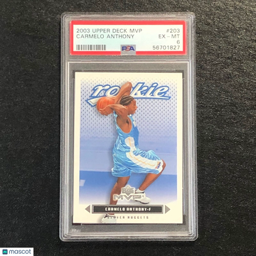 2003 Upper Deck MVP Carmelo Anthony #203 PSA 6