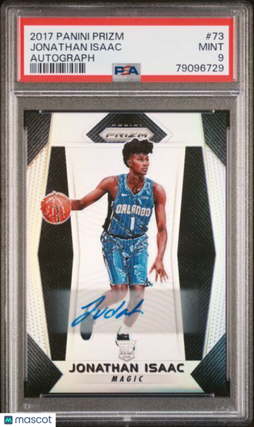 2017 Panini Prizm Jonathan Isaac #73 Autograph PSA 9