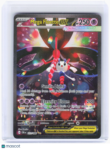 Chaos Rising Mega Floette ex Holo Special Illustration Rare #117/86
