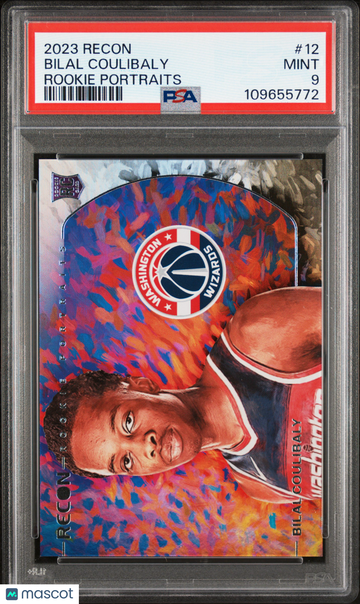 2023 Panini Recon Rookie Portraits Bilal Coulibaly #12 PSA 9