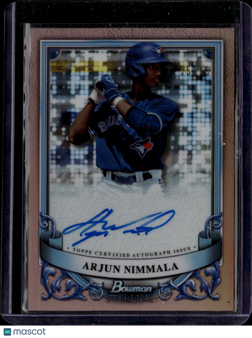 2024 Topps Bowman Sterling Arjun Nimmala #PA-AN