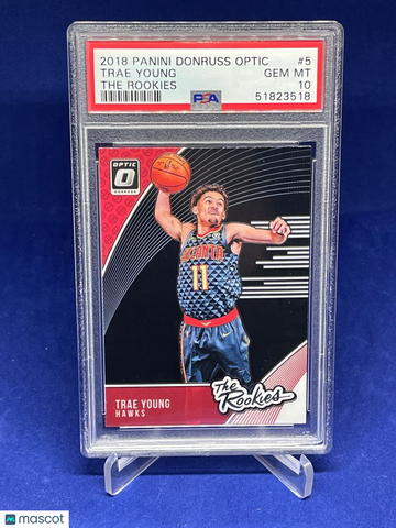 2018 Panini Donruss Optic The Rookies Trae Young #5 PSA 10