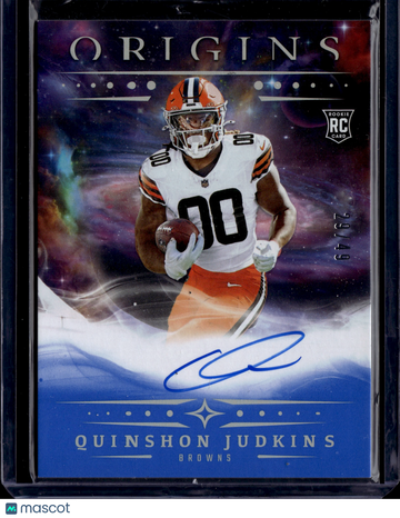 2025 Panini Origins Quinshon Judkins #RA-QJU /49 RC