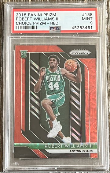 Robert Williams III 2018-19 Prizm Choice Prizm Red /88 RC PSA 9