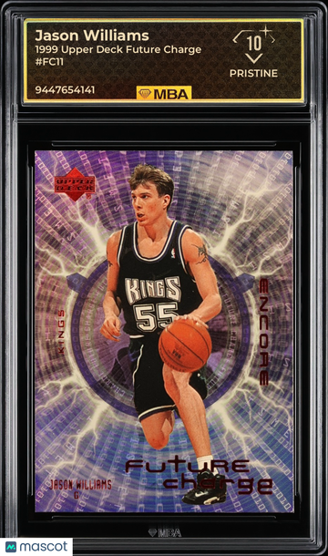 1999 Upper Deck Future Charge Jason Williams #FC11 MBA 10