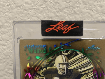 2025 Leaf Glory Of The Game Jerry Kramer #AW-JK2 Rainbow Foil Short Print Parallel/Variety Insert