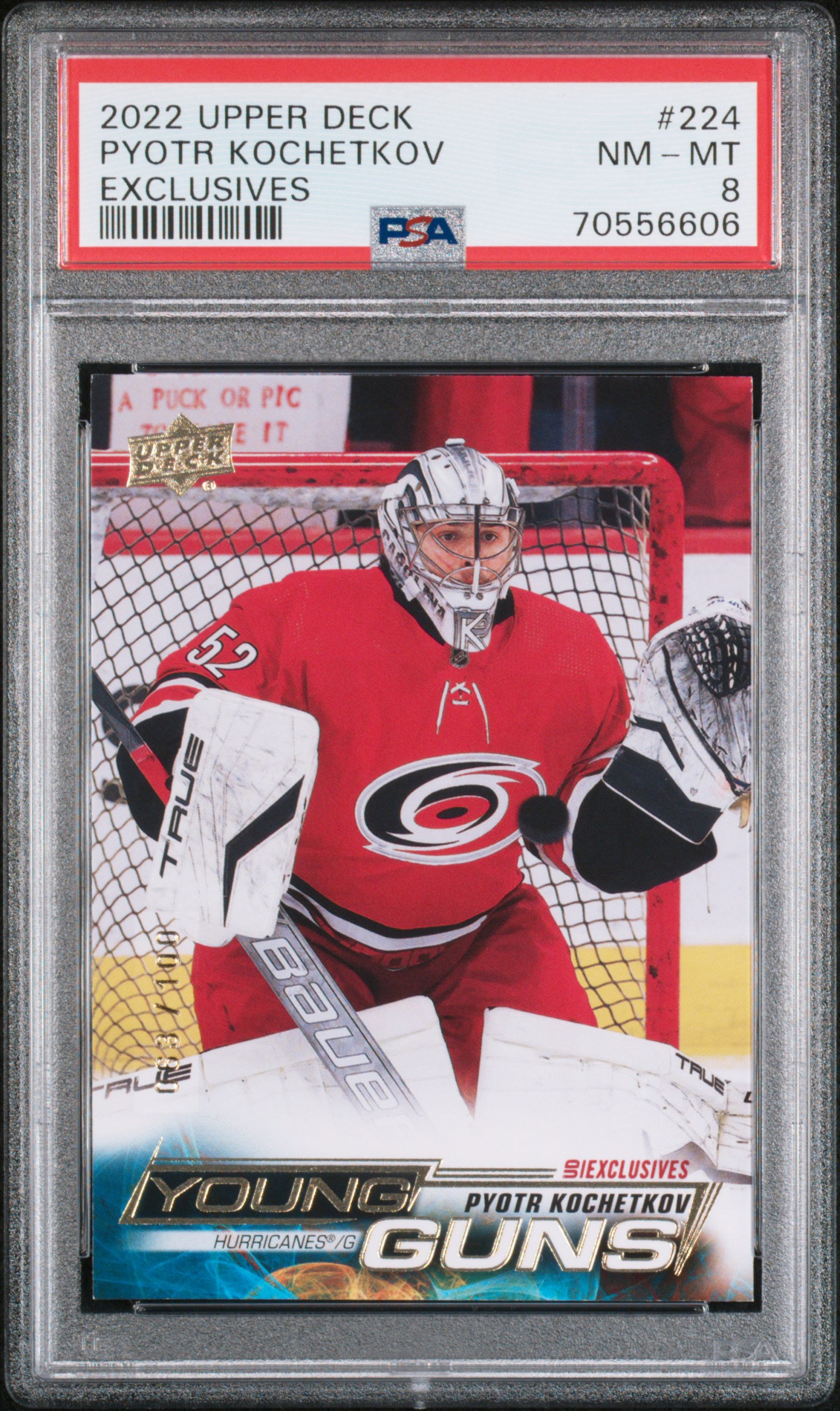 2022 Upper Deck Pyotr Kochetkov #224 Exclusives PSA 8