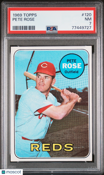 1969 Topps Pete Rose #120 PSA 7