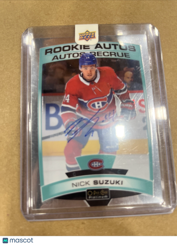 2019-20 O-Pee-Chee Platinum Nick Suzuki #R-NS OPC Rookie Upper Deck