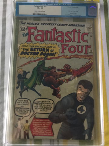 Fantastic Four # 10 CGC 4.5 The Return of Doctor Doom