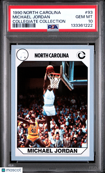 Michael Jordan 1990 Collegiate Collection #93 North Carolina