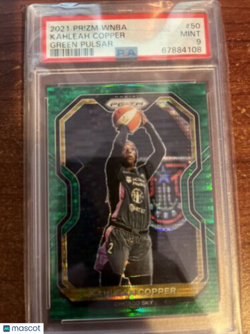 2021 Panini Prizm WNBA Kahleah Copper #50 Parallel PSA 9