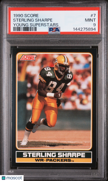 1990 Score Young Superstars Sterling Sharpe #7 PSA 9