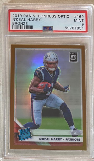 2019 Panini Donruss Optic Prizm BRONZE  #N’KEAL HARRY #169 RC Chicago Bears