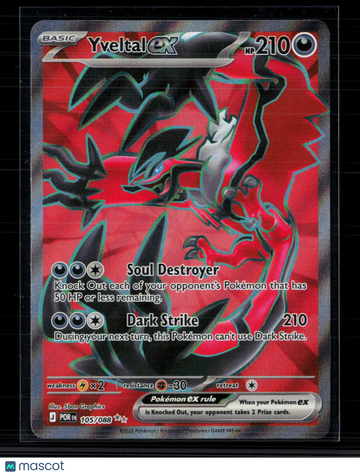 Pokemon 2026 Mega Evolution – Perfect Order Yveltal EX SR #105/88