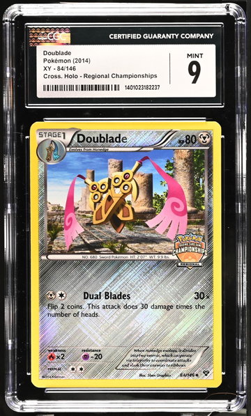 2014 Pokemon TCG #84/146 Doublade Cross Holo - Regional Championships CGC 9