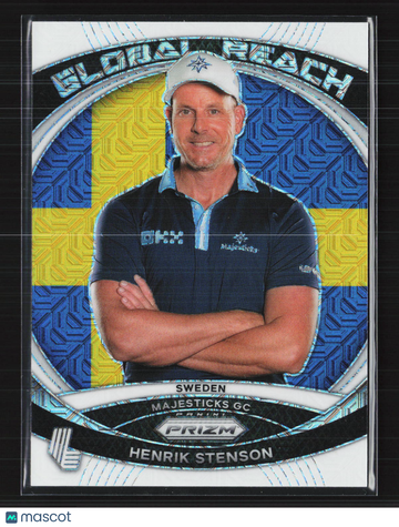 2024 Panini Prizm LIV Golf Global Reach Henrik Stenson #10 Blue 30/86