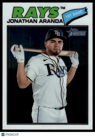 2026 Topps Heritage Jonathan Aranda #20 Chrome