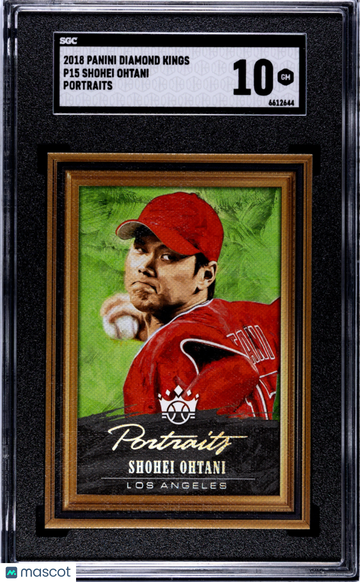 2018 Panini Diamond Kings Shohei Ohtani #P15 Portraits SGC 10