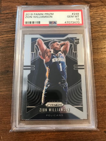 PSA 10 Zion Williamson 2019 Prizm #248