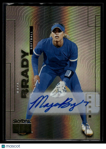 2024 SkyBox Metal Universe Champions Maya Brady #S-24 SkyBox Premium Gold Auto AU