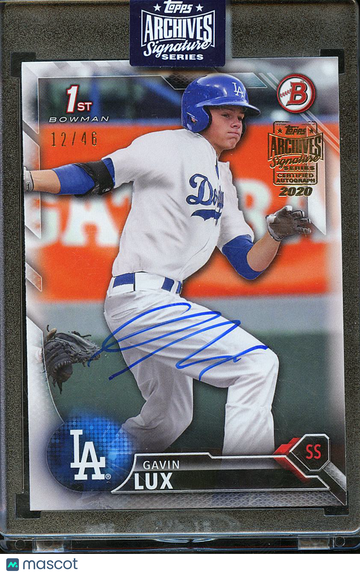 2016 Topps Archives Signature Series Bowman Draft Gavin Lux #BD-67 /46