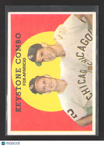 1960 Topps Luis Aparicio Nellie Fox #408