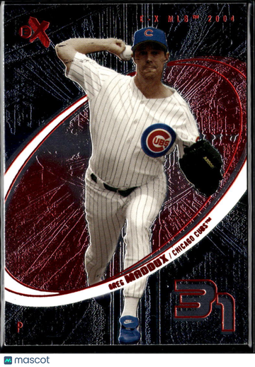 2004 Fleer E-X Essential Credentials Future Greg Maddux #8
