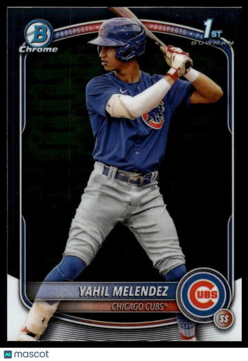 2025 Bowman Chrome Yahil Melendez #BCP-222 Bowman Chrome Prospects