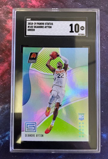 2018-19 Panini Status #102 Green DeAndre Ayton SGC10