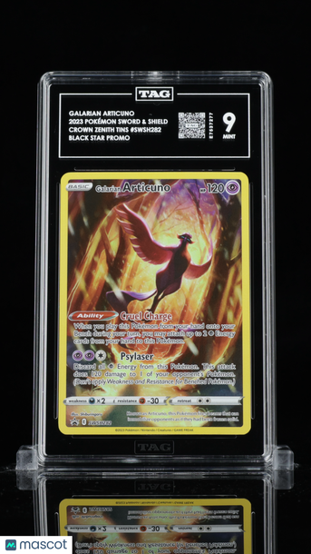 Pokémon Sword & Shield Black Star Promos Galarian Articuno TAG 9 #SWSH282