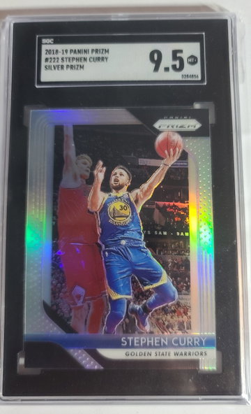 Steph Curry 2018-19 Prizm Silver Prizm SGC 9.5