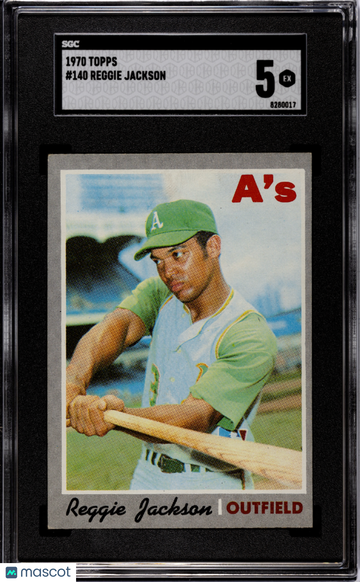 1970 Topps Reggie Jackson #140 SGC 5