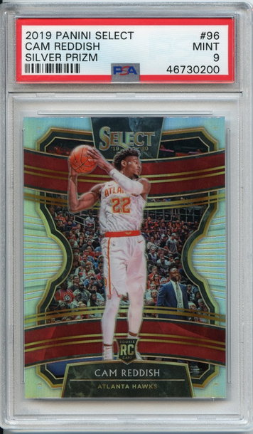 Cam Reddish Select Silver Prizm Rookie PSA 9 NEP
