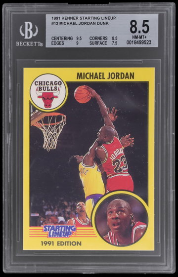 1991 Kenner Michael Jordan Starting Lineup Dunk BGS 8.5