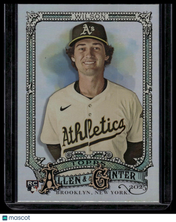 2025 Topps Allen & Ginter Jacob Wilson #105 Chrome RC