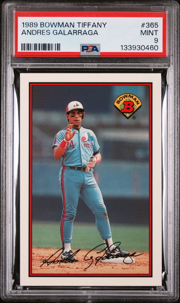 1989 Bowman Tiffany Andres Galarraga #365 /6000 PSA 9