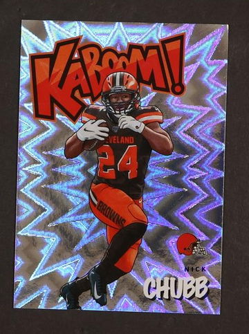 2020 Panini Absolute Football Kaboom! Nick Chubb #K-NC SSP