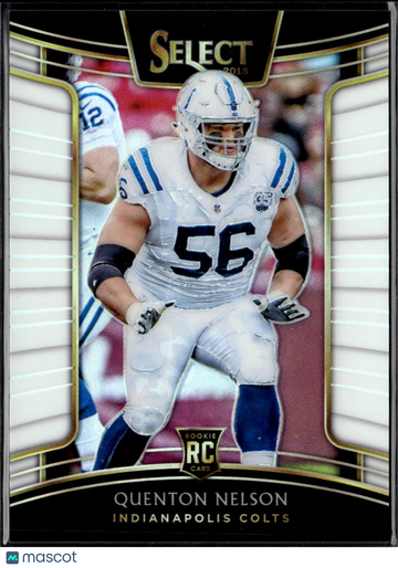 2019 Panini Select Prizm Concourse Quenton Nelson #2 /75 RC